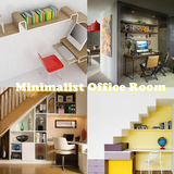 Salle de bureau minimaliste icône