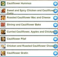 Simple Cauliflower Recipes capture d'écran 1