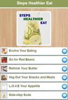 Steps Healthier Eat Affiche