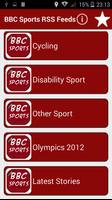 برنامه‌نما BBC Sports  Latest RSS Feeds عکس از صفحه