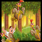griffin vs chiken jungle world adventure-icoon