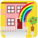 APK เกมส์ระบายสี บ้านแสนสุข