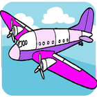 Icona เกมส์ระบายสี เครื่องบิน