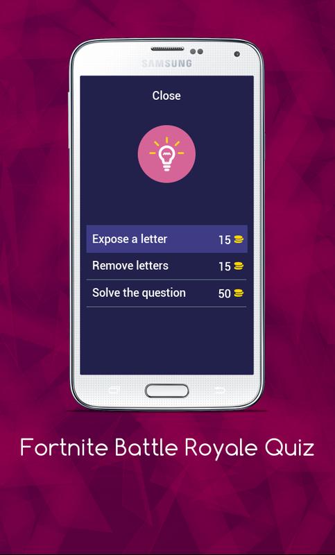 Fortnite Battle Roayle Quiz para Android - APK Baixar