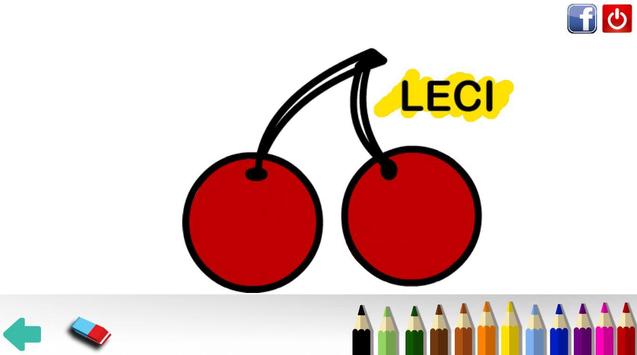 Gambar Mewarnai Sayuran Dan Buah