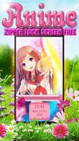 Anime Zipper Lock Screens Free پوسٹر