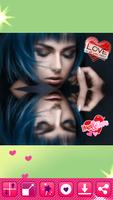 برنامه‌نما Mirror Image Photo Editor Love عکس از صفحه