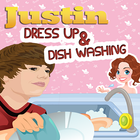 Justin Dress Up & Dish Washing-icoon