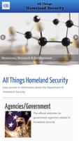 Poster All Things Homeland Security