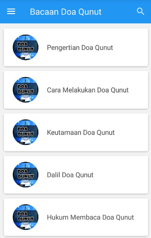Cara Baca Doa Qunut