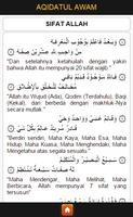 Terjemah Aqidatul Awam screenshot 2