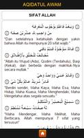 Terjemah Aqidatul Awam screenshot 2