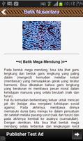 Motif Batik Nusantara 스크린샷 1