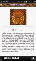 Motif Batik Nusantara capture d'écran 2