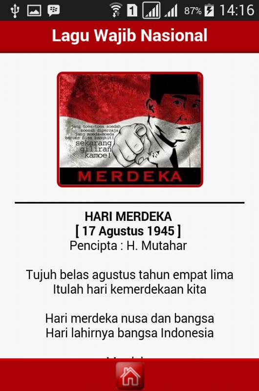 Lagu Wajib Nasional APK Download - Free Education APP for 