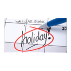 Public Holidays Calendar 2018 For Indian States icône