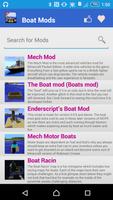 Boat Mod For MCPE' スクリーンショット 1