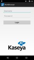 Kaseya WorkBrowser imagem de tela 1