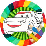 How to color Lightning Mcqueen kids cars