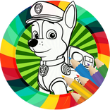 How to color Paw Patrol coloring game  for kids