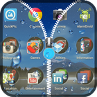 zip agua transparente icono