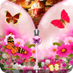 Pink Butterfly Zip Unlock