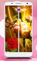 postal rosada de la mariposa captura de pantalla 3