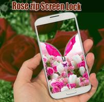 Rose zip Screen Lock ภาพหน้าจอ 2