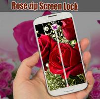 Rose zip Screen Lock ภาพหน้าจอ 3