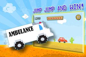 Jumpy Ambulance Racing Driving Affiche