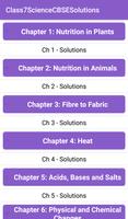 7th Science CBSE Solutions - Class 7 скриншот 1