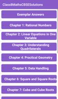 8th Maths CBSE Solutions - Class 8 الملصق
