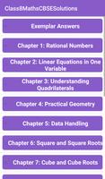 8th Maths CBSE Solutions - Class 8 Affiche