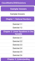 8th Maths CBSE Solutions - Class 8 capture d'écran 1