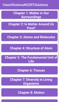 9th Science NCERT Solutions - Class 9 Science الملصق
