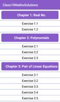 10th Maths NCERT Solutions - CLASS 10 تصوير الشاشة 1