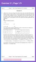 10th Maths NCERT Solutions - CLASS 10 تصوير الشاشة 3
