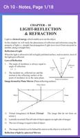 10th Science Notes in English تصوير الشاشة 3