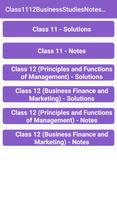 11th & 12th Business Notes Solutions الملصق