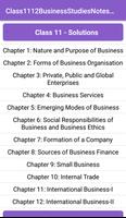11th & 12th Business Notes Solutions تصوير الشاشة 1
