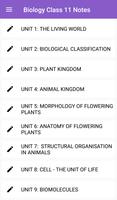 11th Biology Notes - Class 11 ポスター