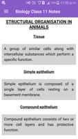 11th Biology Notes - Class 11 تصوير الشاشة 2
