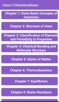 11th Chemistry Notes plakat