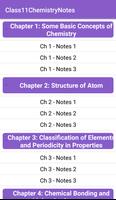 11th Chemistry Notes capture d'écran 1