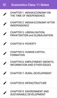 11th Economics Notes - Class 11 تصوير الشاشة 1