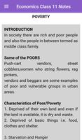 11th Economics Notes - Class 11 تصوير الشاشة 2