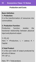 12th Economics Notes - Class 12 تصوير الشاشة 2