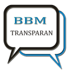 BBM Transparan ไอคอน