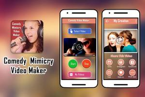 Comedy Mimicry Video Maker Affiche