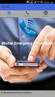 Poster Bhutan Emergency Number